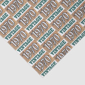 Geboren in 1970 tissuepapier (Detail)