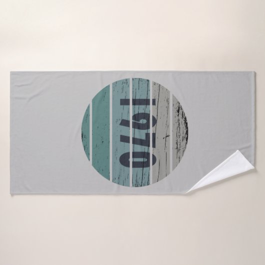 Geboren in 1970  verjaardagscadeau badhanddoek (Badhanddoek)