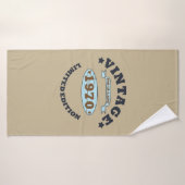 Geboren in 1970  verjaardagscadeau badhanddoek (Badhanddoek)