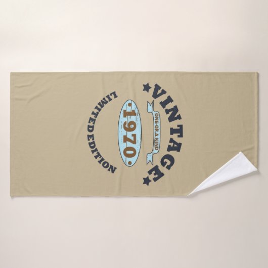 Geboren in 1970  verjaardagscadeau badhanddoek (Badhanddoek)