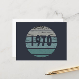 Geboren in 1970  verjaardagscadeau feestdagenkaart