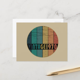 Geboren in 1970  verjaardagscadeau feestdagenkaart