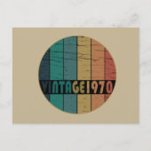 Geboren in 1970  verjaardagscadeau feestdagenkaart (Voorkant)