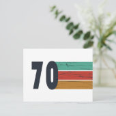 Geboren in 1970  verjaardagscadeau feestdagenkaart (Staand voorkant)
