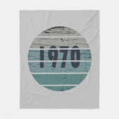Geboren in 1970  verjaardagscadeau fleece deken (Voorkant)