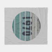 Geboren in 1970  verjaardagscadeau fleece deken (Voorkant (Horizontaal))