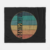 Geboren in 1970  verjaardagscadeau fleece deken (Voorkant (Horizontaal))