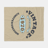 Geboren in 1970  verjaardagscadeau fleece deken (Voorkant (Horizontaal))