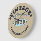 Geboren in 1970  verjaardagscadeau grote klok (Hoek)