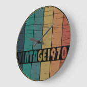 Geboren in 1970  verjaardagscadeau grote klok (Hoek)