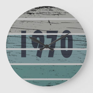 Geboren in 1970 verjaardagscadeau grote klok