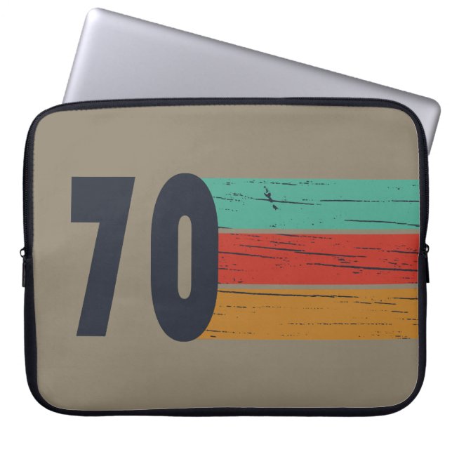 Geboren in 1970  verjaardagscadeau laptop sleeve (Voorkant)
