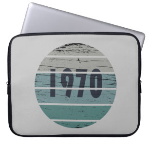 Geboren in 1970  verjaardagscadeau laptop sleeve