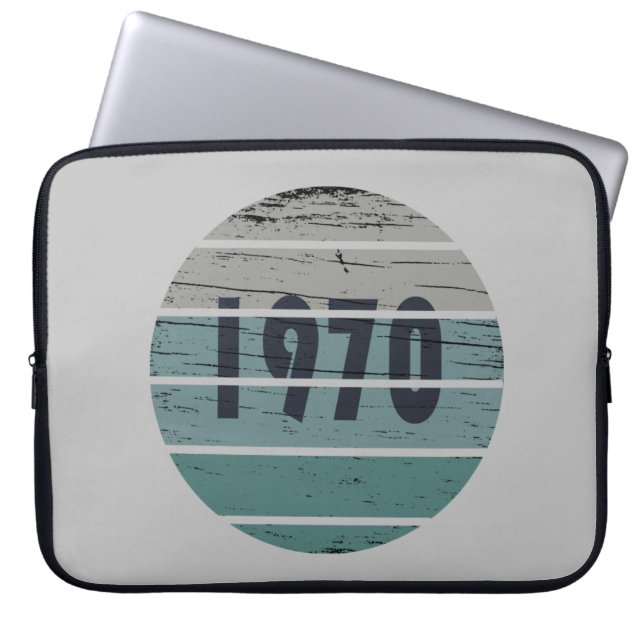 Geboren in 1970  verjaardagscadeau laptop sleeve (Voorkant)