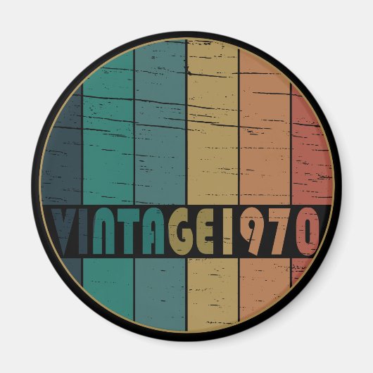 Geboren in 1970  verjaardagscadeau magneet (Voorkant)