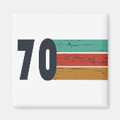 Geboren in 1970  verjaardagscadeau magneet (Voorkant)