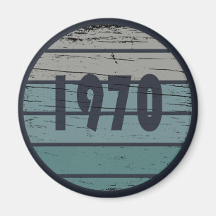 Geboren in 1970 verjaardagscadeau magneet