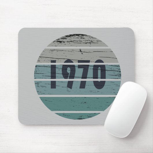 Geboren in 1970 verjaardagscadeau muismat (Met muis)