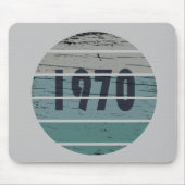 Geboren in 1970 verjaardagscadeau muismat (Voorkant)