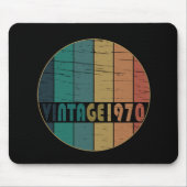 Geboren in 1970 verjaardagscadeau muismat (Voorkant)