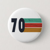 Geboren in 1970  verjaardagscadeau ronde button 5,7 cm (Voorkant)