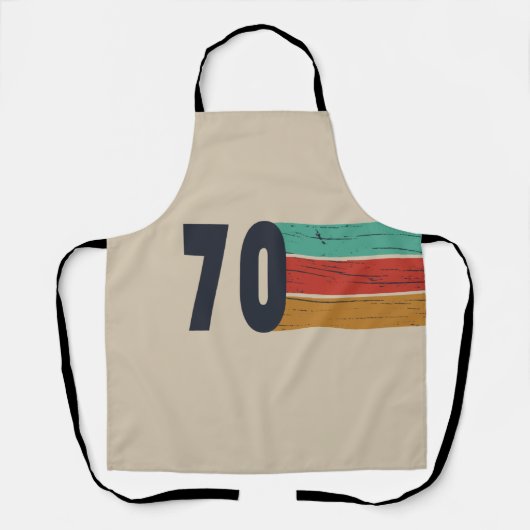 Geboren in 1970  verjaardagscadeau schort (Voorkant)