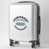 Geboren in 1970  verjaardagscadeau sticker (Koffer)