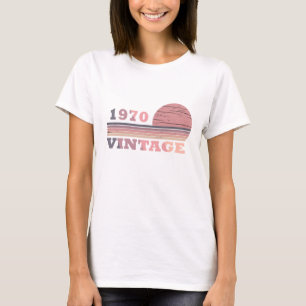 Geboren in 1970 verjaardagscadeau t-shirt