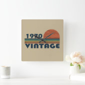 Geboren in 1970 verjaardagscadeau vierkante klok (Huis)