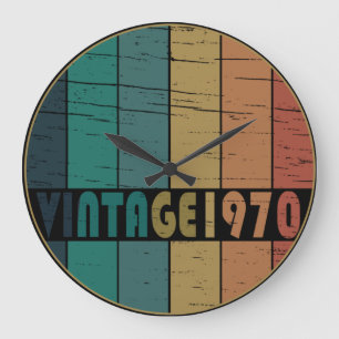 Geboren in 1970 Vintage Verjaardagscadeau Grote Klok