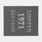 Geboren in 1971 53e verjaardag fleece deken (Voorkant (Horizontaal))