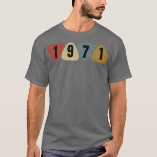 Geboren in 1971 gitarist Guitar Pick Music Birthda T-shirt