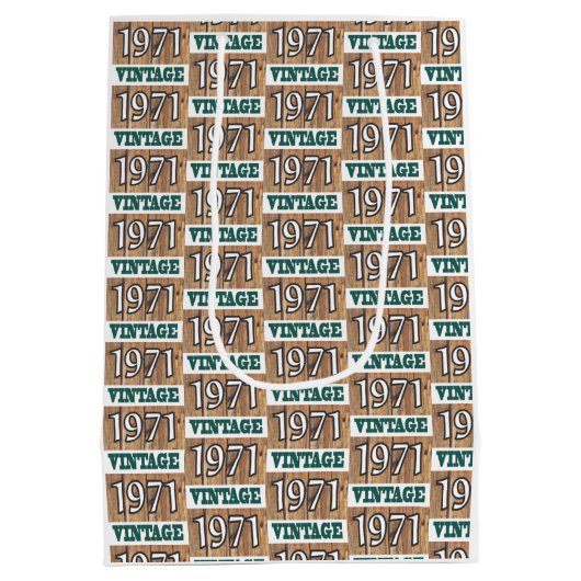 Geboren in 1971 middelgrote cadeautas (Achterkant)