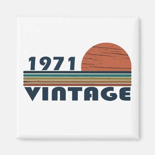 Geboren in 1971 op  leeftijd magneet (Voorkant)