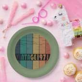 Geboren in 1971 op  leeftijd papieren bordje (Feest)