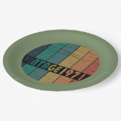 Geboren in 1971 op  leeftijd papieren bordje (Gekanteld)