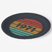 Geboren in 1971 op leeftijd papieren bordje (Gekanteld)