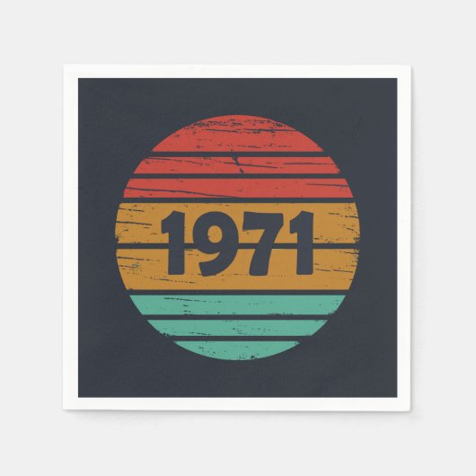 Geboren in 1971 op  leeftijd servet (Voorkant)