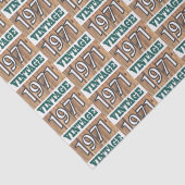 Geboren in 1971 tissuepapier (Detail)