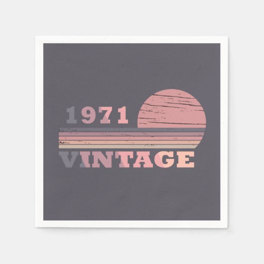 geboren in 1971  verjaardag servet (Voorkant)