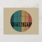 Geboren in 1971 verjaardagscadeau feestdagenkaart (Voorkant)