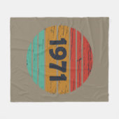 Geboren in 1971  verjaardagscadeau fleece deken (Voorkant (Horizontaal))