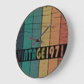 Geboren in 1971  verjaardagscadeau grote klok (Hoek)