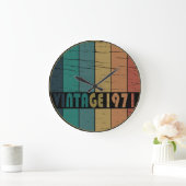 Geboren in 1971  verjaardagscadeau grote klok (Huis)