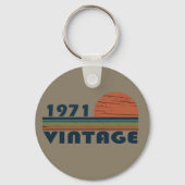Geboren in 1971  verjaardagscadeau sleutelhanger (Voorkant)