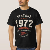 geboren in 1972 - 50e verjaardag Retro Classic T-shirt (Voorkant)