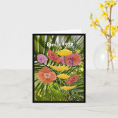 Geboren in 1972, Birthday Fun Facts Kaart (Gele Bloem)