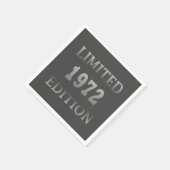 Geboren in 1972 Elegant verjaardagsfeestje Servet (Hoek)