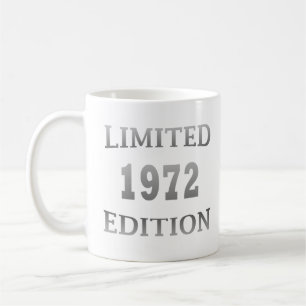 Geboren in 1972 elegante moderne verjaardagscadeau koffiemok