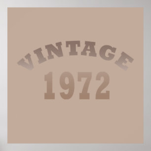 Geboren in 1972 op  verjaardag poster